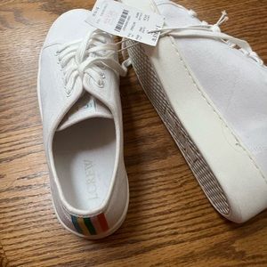 J.crew white platform sneakers size 7.5 New with tags